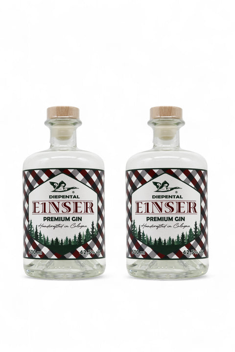 E1NSER® PREMIUM DRY GIN - Doppelpack