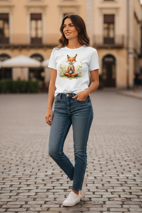 Damen T-Shirt - "Yoga Fuchs" - Sauerland Edition