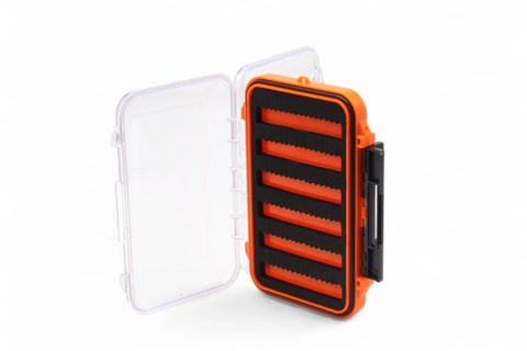 Wasserdichte doppelseitig Fliegendose - Medium - Orange