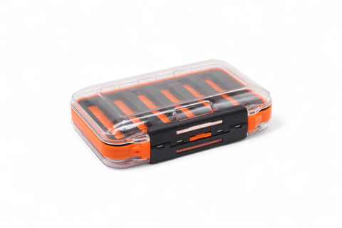 Wasserdichte doppelseitig Fliegendose - Medium - Orange