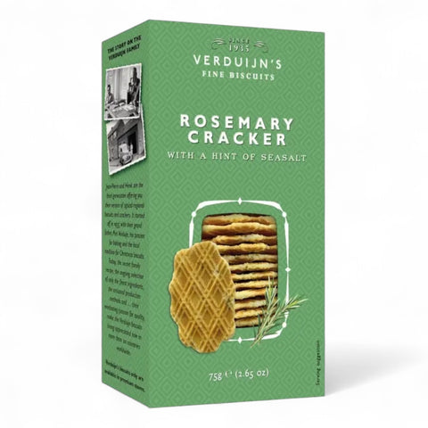 Herzhafte Waffel Cracker mit Käse und Rosmarin, Meersalz
