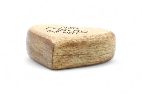 Herz aus Holz mit Gravur - Beste Mama der Welt