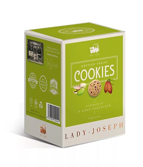 LADY JOSEPH COOKIES mit Pistazien und dunkler Schokolade