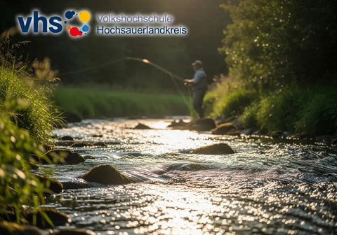 Fliegenfischen lernen an der VHS Sauerland - WALDDESIGNERIN® 
