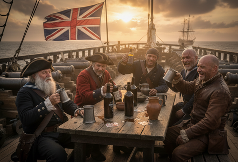 Die Geschichte des Navy Strength Gins - WALDDESIGNERIN - Sauerland