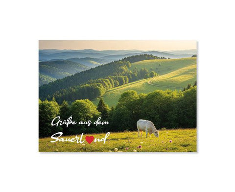 Postkarte - Grüße aus dem Sauerland – WALDDESIGNERIN®