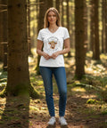 Damen_T-Shirt_Sauerland_V_Ausschnitt_02 - WALDDESIGNERIN®
