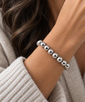 Perlenarmband in Silber - PEARLS® - WALDDESIGNERIN® 