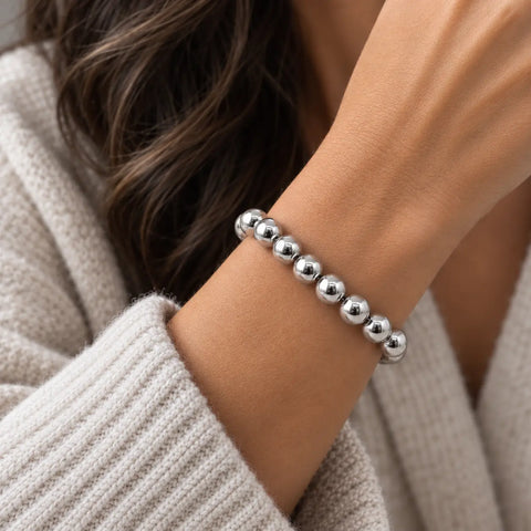 Perlenarmband in Silber - PEARLS® - WALDDESIGNERIN® 