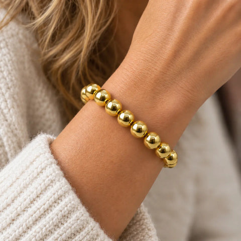Perlenarmband in Gold - PEARLS®