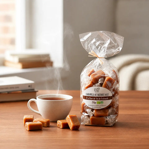 Bio-Karamellbonbons aus Frankreich mit gesalzener Butter - WALDDESIGNERIN® 