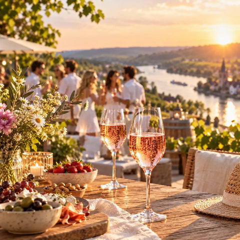 Corvers Kauter Secco Rosé - Rheingau 2025 - Leichter Perlwein mit feiner Frische - WALDDESIGNERIN® 