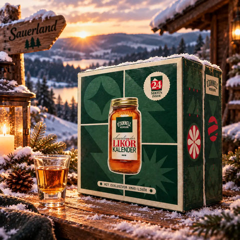 O’DONNELL MOONSHINE Shot Adventskalender - 24 Likör-Shots zum Entdecken - WALDDESIGNERIN®