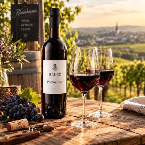 Portugieser lieblich - 2024 - Fruchtiger Rotwein aus Rheinhessen mit winterlichen Aromen - WALDDESIGNERIN® 