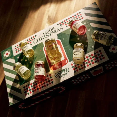 O’DONNELL MOONSHINE Shot Adventskalender - 24 Likör-Shots zum Entdecken - WALDDESIGNERIN®