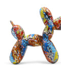 Ballonhund Tischdeko aus Kunststoff im Graffiti Style