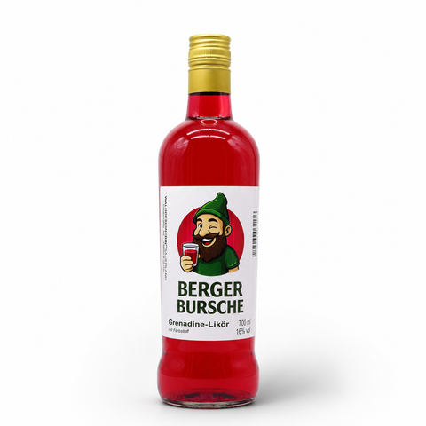 Berger Bursche Grenadine Likör - Aus dem Sauerland, für das Sauerland. Berge / Meschede