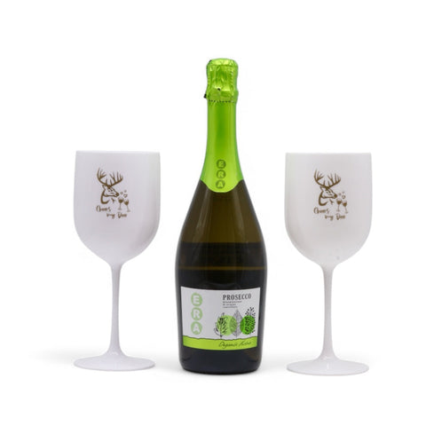 Botter ERA Bio - DOC Prosecco Set mi 2 Kunststoff  Kelchen