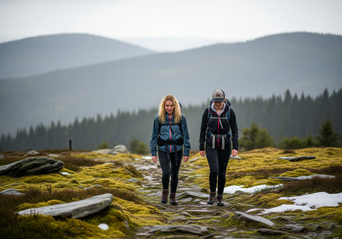 "Canadian Socks" THERMO Woll Socken - Gemacht für jedes Wetter! Wandern im Regen.