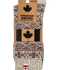 "Canadian Socks" THERMO Woll Socken - Bordeaux Rot