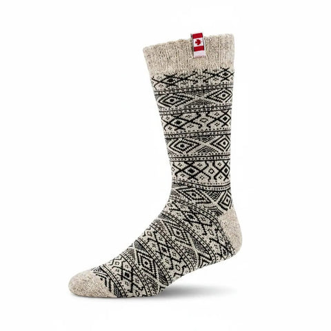 "Canadian Socks" THERMO Woll Socken - Schwarz – WALDDESIGNERIN®