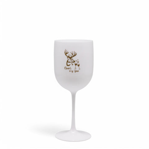Champagner- bzw. Weinkelch aus Kunststoff. Ideal für Wanderungen oder die Poolparty.