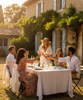 Feier in einem Chateau in Südfrankreich mit Rosewein