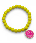 Perlenarmband Gelb mit Smiley - PEARLS® - Jetzt im Sauerland kaufen!