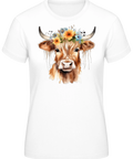 Damen T-Shirt - "Kuh Manu" - 100 % Baumwolle - "Sauerland Edition"