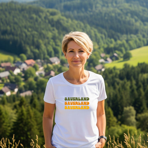 Damen T-Shirt - "SAUERLAND" - 100 % Baumwolle - "Sauerland Edition"