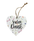 Deko-Herz  - Anhänger - Vielen Dank