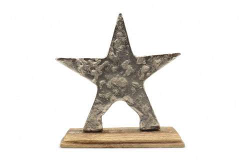 Stern aus Aluminium & Holz