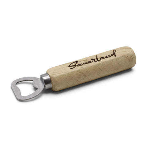 Flaschenöffner mit Gravur "Sauerland" aus Holz und Edelstahl - WALDDESIGNERIN® 