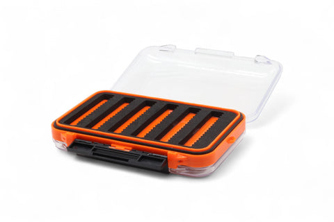 Wasserdichte doppelseitig Fliegendose - Medium - Orange