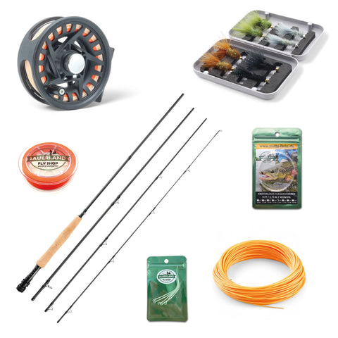 Fliegenfischer Starter-Komplett-Set