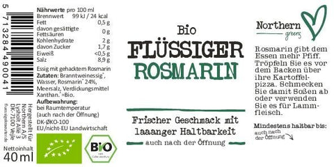 Flüssiger Rosmarin im Sauerland