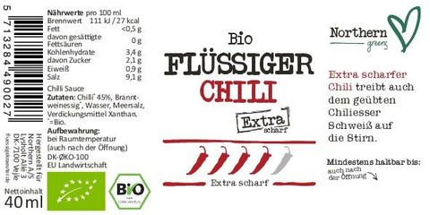 Flüssiger Chili aus der Flasche