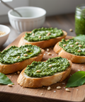 Bärlauch Pesto  vom Hofladen Seemer in Wenholthausen im Store der Walddesignerin