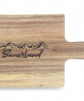 Schneidebrett / Holzbrett mit Gravur Sauerland III