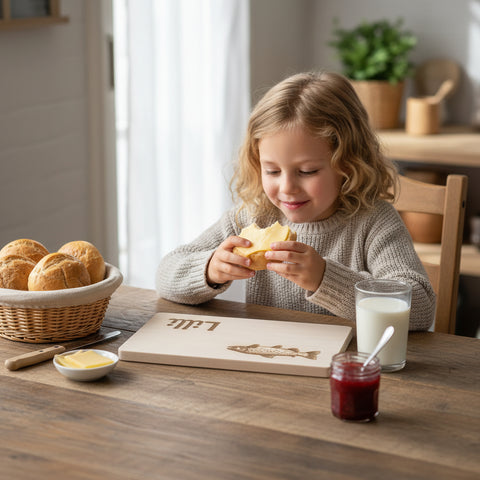 Frühstücksbrettchen mit Wunschgravur bestellen