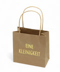 Geschenktüte "Eine Kleinigkeit"  Beige / Natur