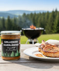 Grillender Sauerländer Barbecue Senf