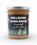 Grillender Sauerländer Barbecue Senf