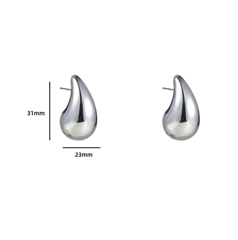 Haily Drop Ohrringe – Eleganz in Silber