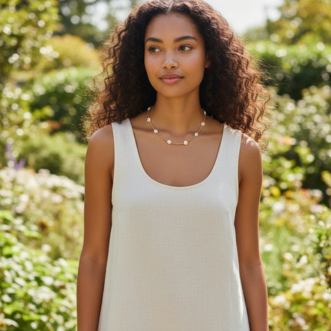 Day & Eve Halskette mit Blümchen – 14 Karat Gold - Damen & Kinder