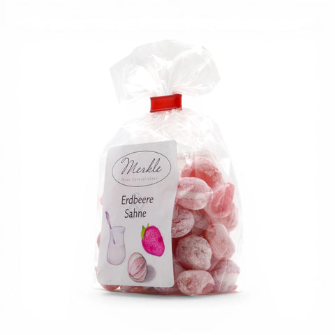 Handgefertigte Premium Bonbons - Erdbeere & Sahne