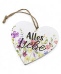 Deko-Herz - Anhänger - Alles Liebe