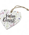 Deko-Herz  - Anhänger - Vielen Dank