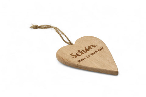 Deko-Herz  - Schön das es Dich gibt