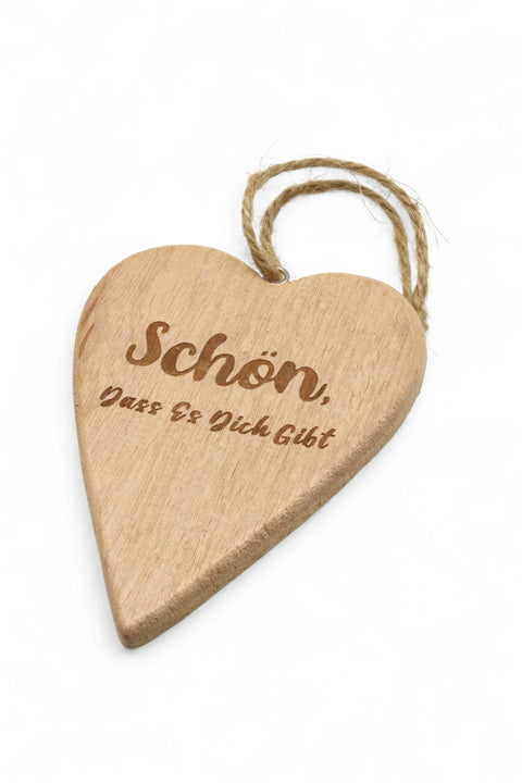 Deko-Herz  - Schön das es Dich gibt